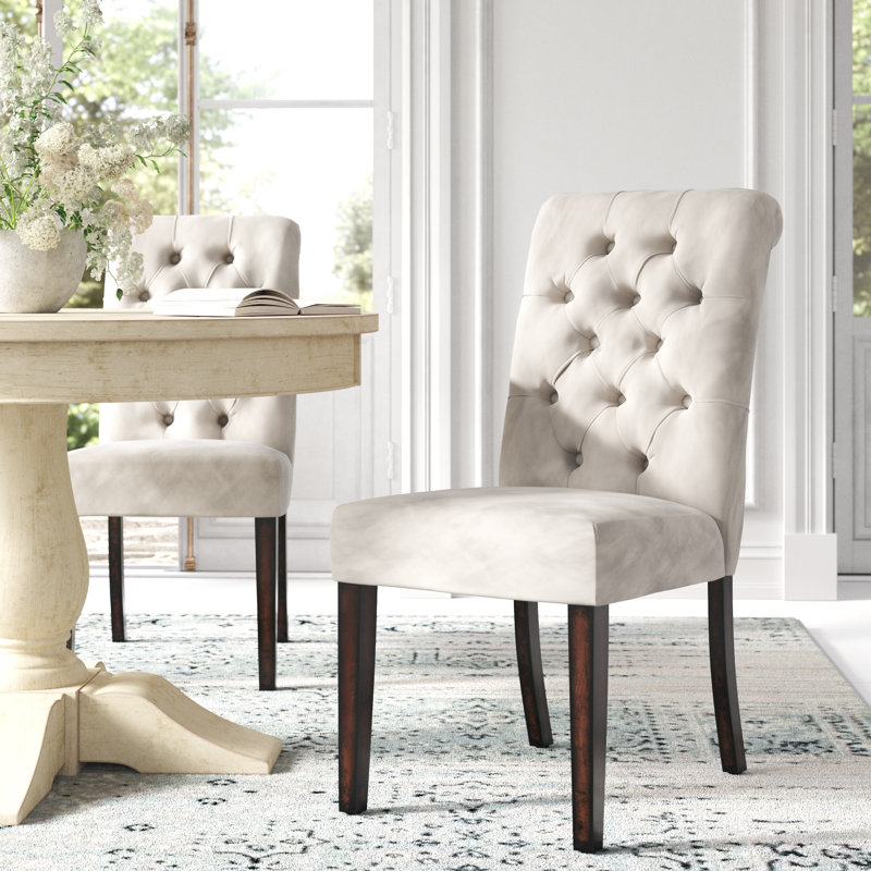 Kelly Clarkson Home Ali Tufted Upholstered Side Chair & Reviews Wayfair